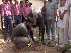 
      
      Delhi: Ambassador of Israel to India joins plantation drive 
      
      