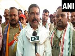 
      
      Dharmendra Pradhan attends ‘Hingula Lok Mahotsav’ in Talcher
      
      