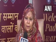 
      
      Chikankari artist Naseem Bano honoured with Padma Shri
      
      