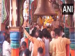 
      
      Devotees offer prayers at Hanuman Garhi Temple in Ayodhya
      
      