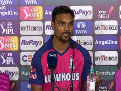 
      
      Sandeep Sharma lauds RR skipper Sanju Samson
      
      