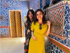
      
      Ridhi Dogra drops adorable Bikaner pics, poses with Ektaa Kapoor
      
      