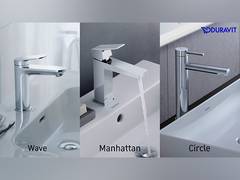 
      
      Duravit launches three new faucet series 
      
      