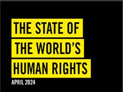 
      
      Amnesty International report highlights severe human rights abuse
      
      