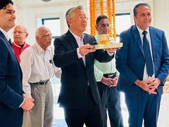
      
      US State Dept official visits Jain Temple in California
      
      