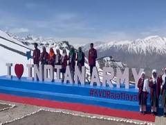 
      
      Indian Army unveils selfie point at Hombotingla Pass 
      
      
