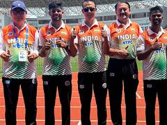 
      
      Archery WC: Indian men's recurve team sets final with Korea
      
      