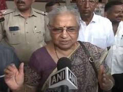 
      
      Rajya Sabha MP Sudha Murty casts her vote in Bengaluru
      
      
