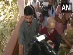 
      
      Infosys founder Narayana Murthy casts his vote in Bengaluru
      
      