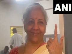 
      
      Union Minister Nirmala Sitharaman casts vote in Bengaluru
      
      