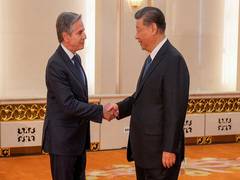 
      
      US Secy Antony Blinken meets with China's President Xi Jinping
      
      