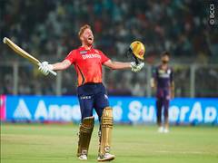 
      
      Jonny Bairstow slams second-fastest century for Punjab Kings
      
      