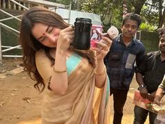 
      
      Tamannaah Bhatia treats fans with BTS pics from ‘Aranmanai 4'
      
      