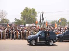 
      
      PM Modi holds roadshow in Karnataka's Belgavi
      
      