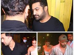 
      
      NTR Jr bonds with Ranbir-Alia, Hrithik-Saba over dinner 
      
      