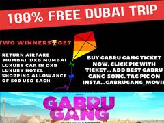 
      
      Gabru Gang promises 2 viewers an all-expenses paid trip to Dubai
      
      