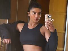 
      
      Priyanka Chopra flaunts her toned- muscles in 'between shots self
      
      