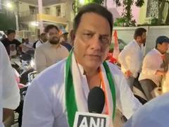 
      
      Telangana: Former cricketer Azharuddin campaigns in Hyderabad
      
      