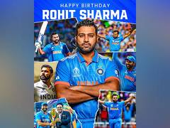 
      
      Indian cricket fraternity extends birthday wishes to Rohit Sharma
      
      