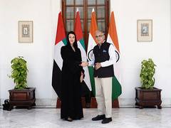 
      
      FS Vinay Kwatra, UAE Minister Reem Al Hashimy hold talks in Delhi
      
      
