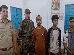 
      
      Three Bangladeshi nationals arrested in Tripura 
      
      