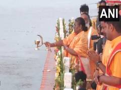 
      
      President Murmu performs Sarayu pujan 
      
      
