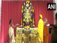 
      
      President Murmu offers prayers at Ram Temple in Ayodhya
      
      