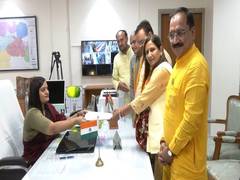 
      
      BJP candidate from West Delhi Kamaljeet Sehrawat files nomination
      
      