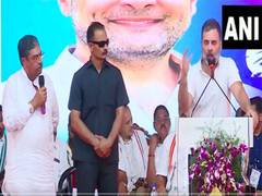 
      
      Rahul Gandhi targets PM Modi at a poll rally in Karnataka
      
      