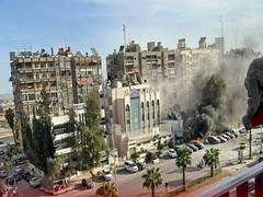
      
      Eight Syrian soldiers injured in Israeli airstrike near Damascus 
      
      