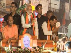 
      
      PM Modi holds roadshow in Uttar Pradesh's Kanpur
      
      