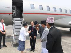 
      
      Japanese Foreign Minister Kamikawa Yoko arrives in Nepal 
      
      