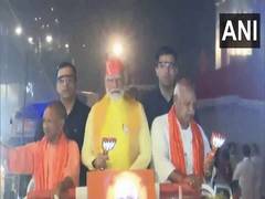 
      
      PM, CM Yogi hold roadshow in support of Ayodhya BJP candidate
      
      