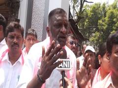 
      
      BRS Hyderabad candidate Gaddam Srinivas Yadav campaigns in city
      
      