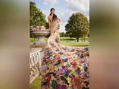 
      
      Isha Ambani dons Rahul Mishra’s sari gown at Met Gala 2024
      
      