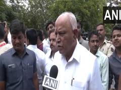 
      
      Former Karnataka CM Yediyurappa, sons cast vote in Shimoga
      
      