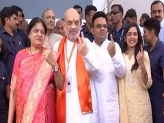 
      
      Amit Shah casts his vote for third phase of Lok Sabha elections
      
      
