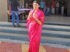 
      
      Rivaba Jadeja casts her vote in third phase of Lok Sabha election
      
      