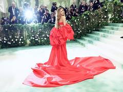 
      
      Shakira makes Met Gala debut in voluminous red gown 
      
      
