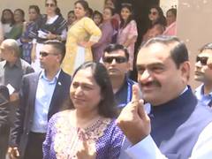 
      
      Gautam Adani casts vote, expresses confidence in India's progress
      
      