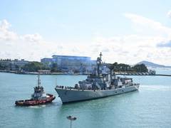 
      
      Three Indian naval ships reach Singapore
      
      