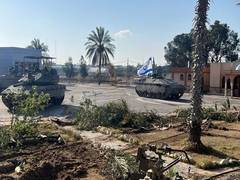 
      
      Israel takes control of Palestinian side of Rafah border crossing
      
      