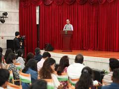 
      
      China: Indian Embassy hosts welcome, interaction ceremony
      
      