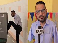 
      
      LS polls: Specially-abled man cast vote with his feet in Gujarat
      
      