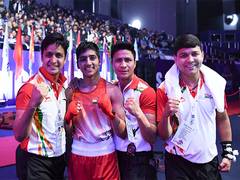 
      
      Olympic-bound Preeti shines as seven Indian U-22 boxers clinch g
      
      