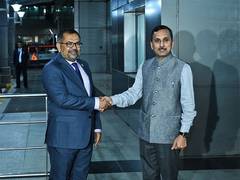 
      
      Maldives Foreign Minister Moosa Zameer arrives in India
      
      