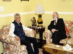 
      
      EAM Jaishankar, UK NSA Barrow review progress in bilateral ties
      
      