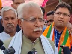 
      
      Do not see a no-confidence motion being moved: Khattar
      
      