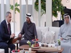 
      
       UAE President receives Turkish Foreign Minister
      
      