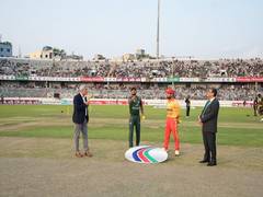 
      
      4th T20I: Zimbabwe win toss, opt to field against Bangladesh
      
      